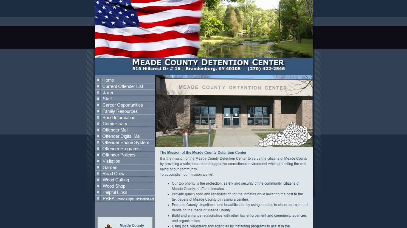 Welcome to the Meade County Detention Center